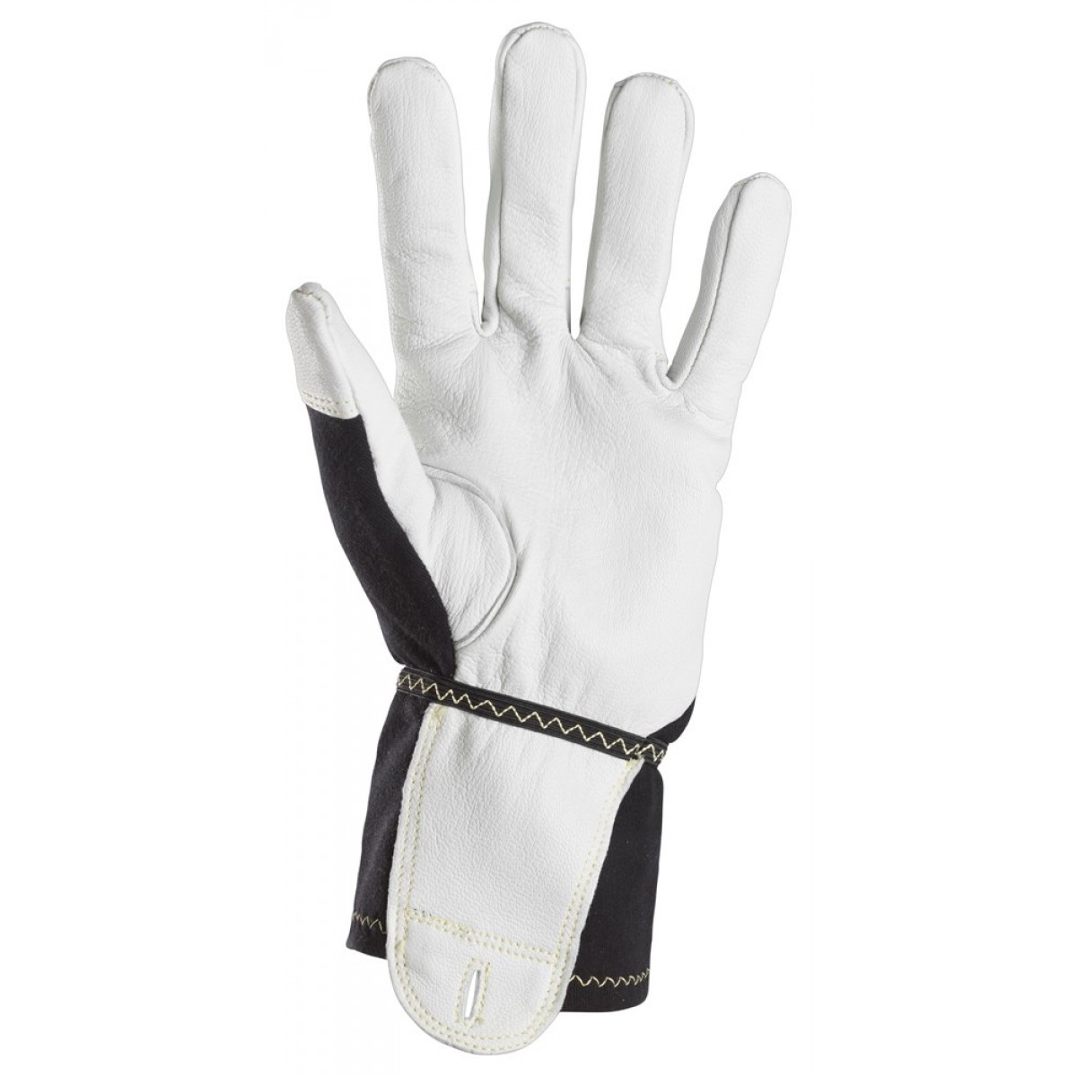 Gants de travail combinés doublés en cuir fleur à taille unique pour hommes