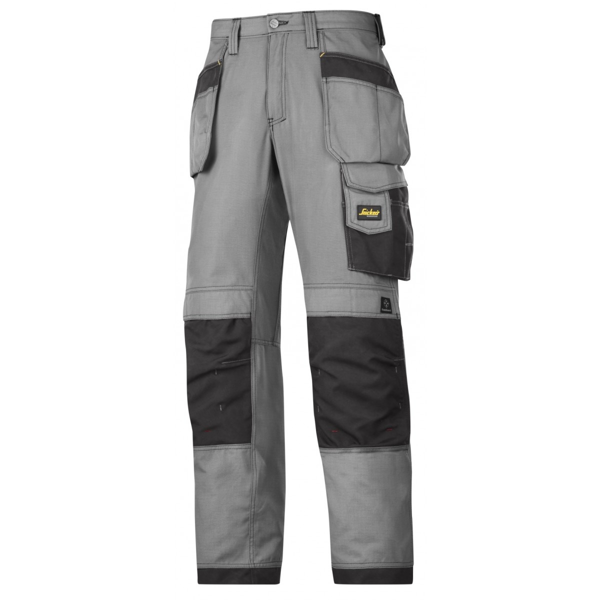 3213 Pantaloni estivi in Rip-Stop, tasche esterne grigio/nero