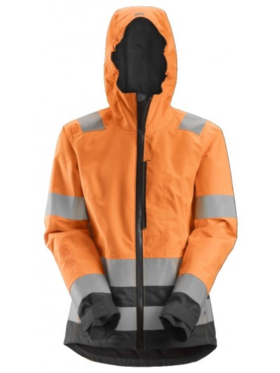 Veste imperméable pour femme haute visibilité, Classe 2/3 AllroundWork SNICKERS 1347