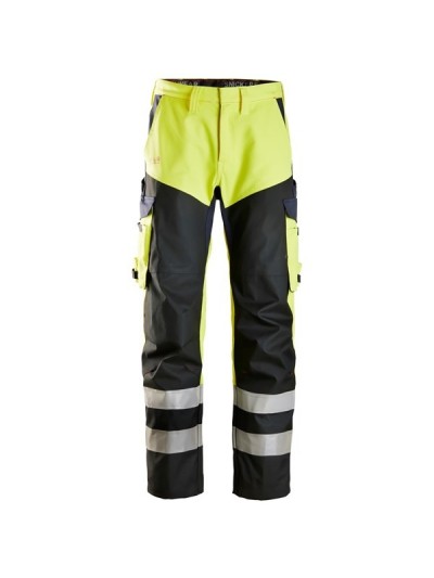 Pantalon avec au-dessus de cuisses renforcé haute visibilité Classe 1 ProtecWork SNICKERS 6365