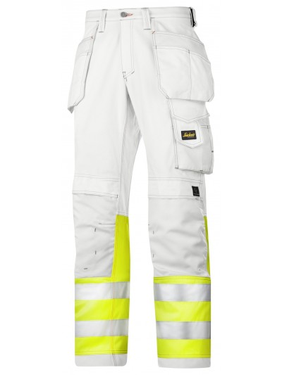 Pantalon de peintre haute visibilité, Classe 1