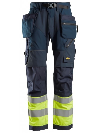 Pantalon de travail avec poches holster haute visibilit