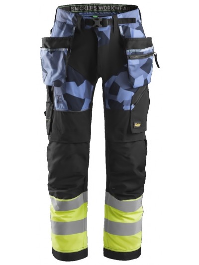 Pantalon de travail avec poches holster haute visibilit