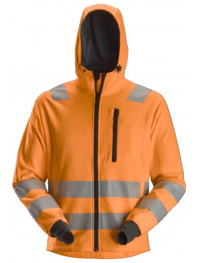 Sweat-shirt à capuche zippé haute visibilité, Classe 2/3 SNICKERS 8039