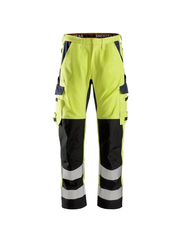  Pantalon avec renforts sur les tibias haute visibilité Classe 2 ProtecWork SNICKERS 6364