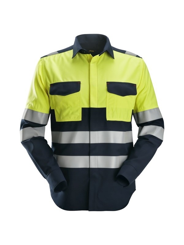 ProtecWork Chemise de soudeur manches longues haute visibilité Classe 1 SNICKERS 8563