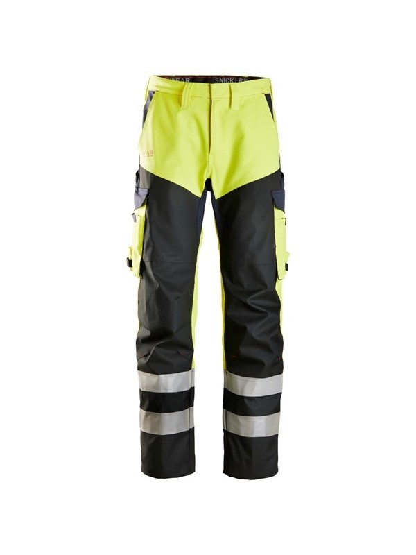 Pantalon avec au-dessus de cuisses renforcé haute visibilité Classe 1 ProtecWork SNICKERS 6365