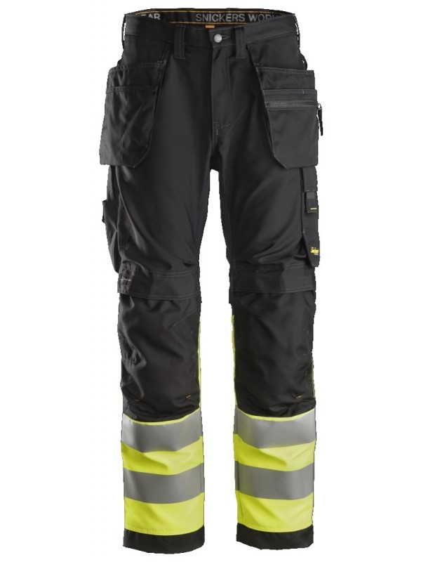 Pantalon+ haute visibilité avec poches holster, Classe 1 SNICKERS 6233 Série 6