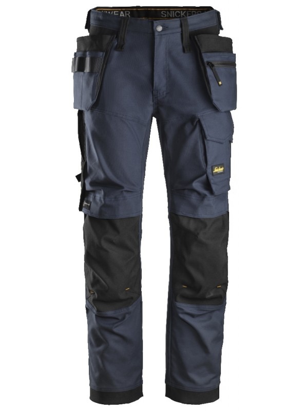 Pantalon de travail coupe large en tissu extensible avec poches holster SNICKERS 6270 Série 6