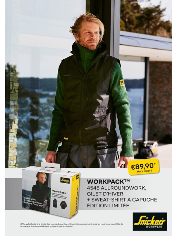Workpack 4548 GILET D'HIVER AllroundWork SNICKERS