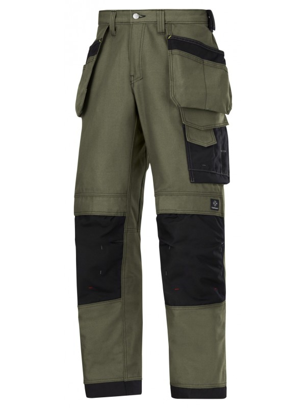 Pantalon d'artisan en canvas + khaki