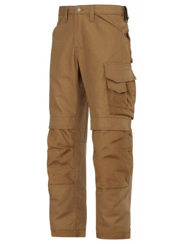 Pantalon d'artisan avec poches holster, Confort coton marine