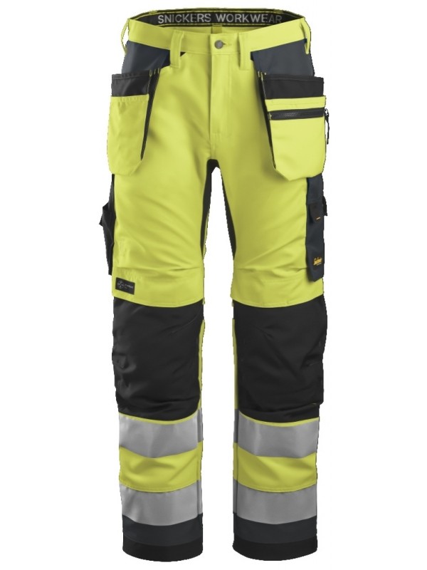 Pantalon de travail haute visibilité avec poches holster+, AllroundWork, Classe 2 SNICKERS 6230 Série 6