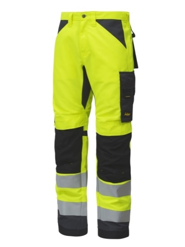 Pantalon de travail haute visibilité, AllroundWork, Classe 2 SNICKERS 6331 Série 6