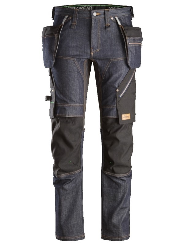 Pantalon+ en denim avec poches holster SNICKERS 6955 Série 6
