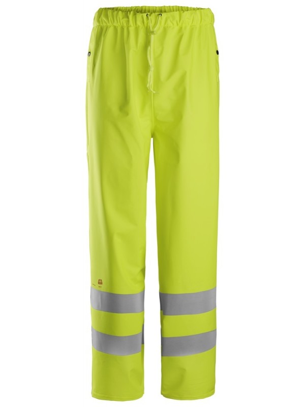 Pantalon de pluie en PU classe 2 haute visibilité Protecwork SNICKERS 8261