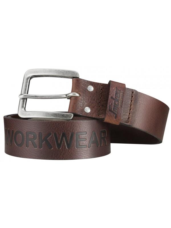 Ceinture en cuir marron