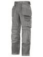 Pantalon d'artisan en canvas + gris