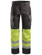 Pantalon haute visibilité, Classe 1 jaune