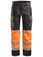 Pantalon haute visibilité, Classe 1 orange