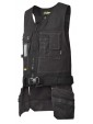 Gilet porte outils, Canvas + noir