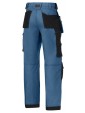 Pantalon d'artisan duratwill avec poches holsters bleu dos