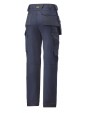 Pantalon pour femmes avec poches holsters, Canvas+ marine dos