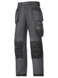 Pantalon d'artisan Ripstop avec poche holster gris acier